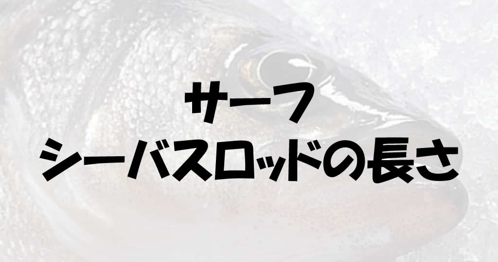 シーバスロッドの長さとオススメの選び方をシーン別に解説 釣り情報のインフォ