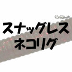 スナッグレスネコリグとは?推奨フックサイズとタックル