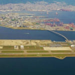神戸空港ベランダ釣り場と兵庫突堤や第四突堤の台風被害状況