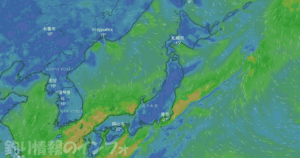 WINDY天気アプリを日本語で使い方と見方を解説！無料で高機能